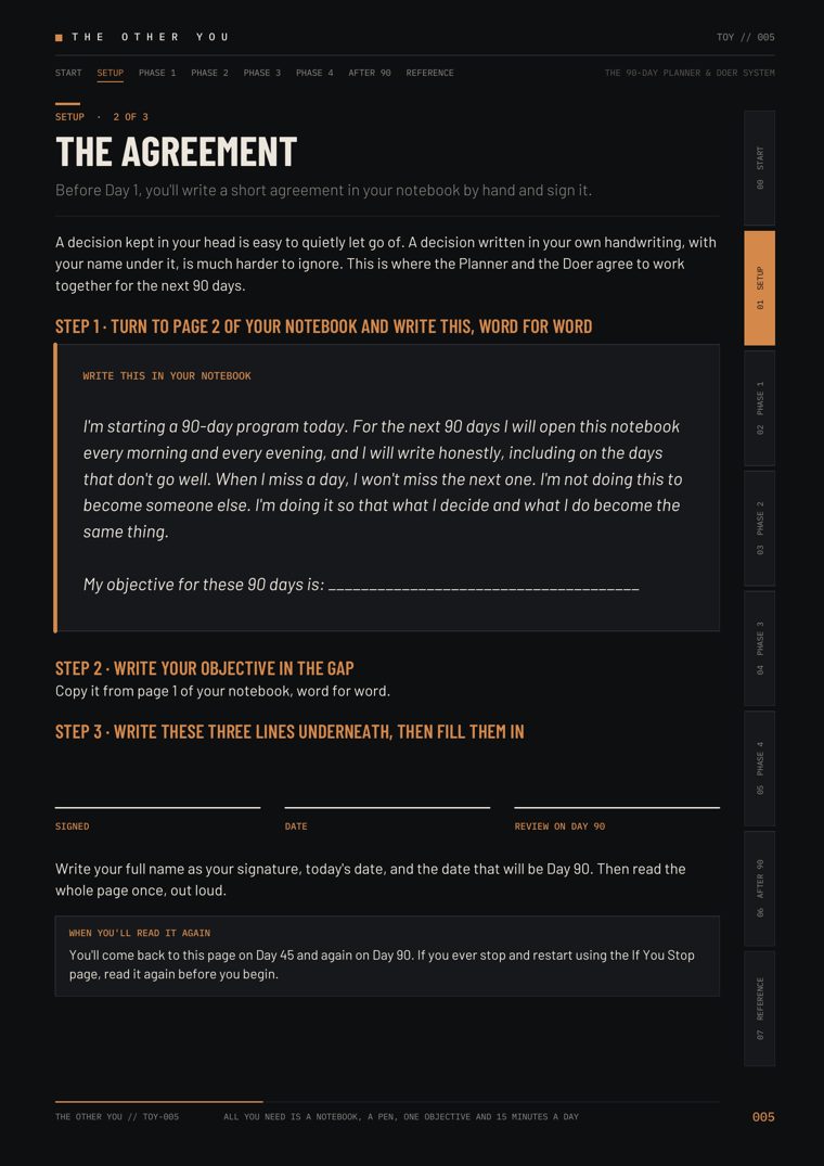 The agreement